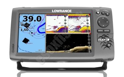 Sonar s GPS - LOWRANCE Hook-9 Chirp so sondou