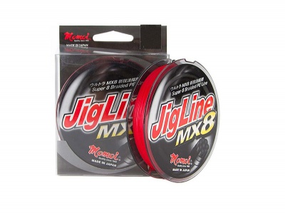 MOMOI JIGLINE MX8 - red 150 m