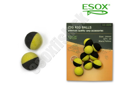 ESOX ZIG RIG BALLS, 14 mm, 10 ks